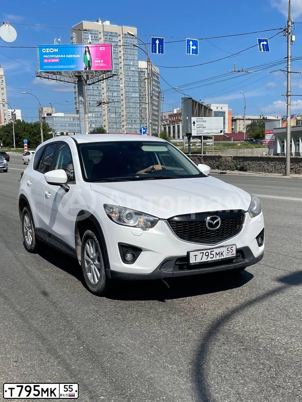 Фото автомобиля MAZDA CX-5, 2014 — госномер Н191НС142. Цвет: БЕЛЫЙ ПЕРЛАМУТР