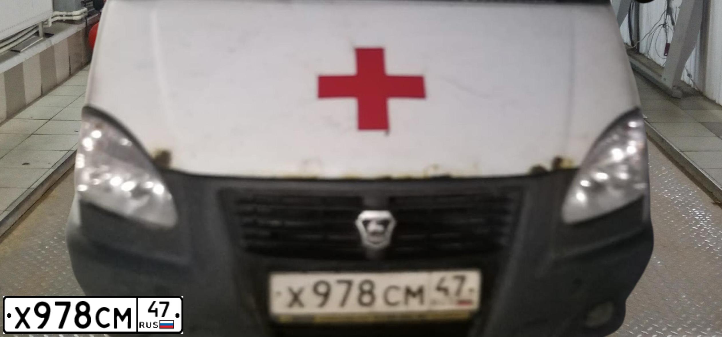 Фото автомобиля GAZ 3221 EL, 2015 — госномер Х978СМ47. Цвет: ГОСТ Р50574*2002