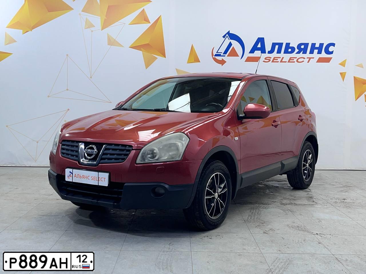 Фото автомобиля NISSAN QASHQAI, 2008 — госномер М925КА21. Цвет: ТЕМНО-КРАСНЫЙ