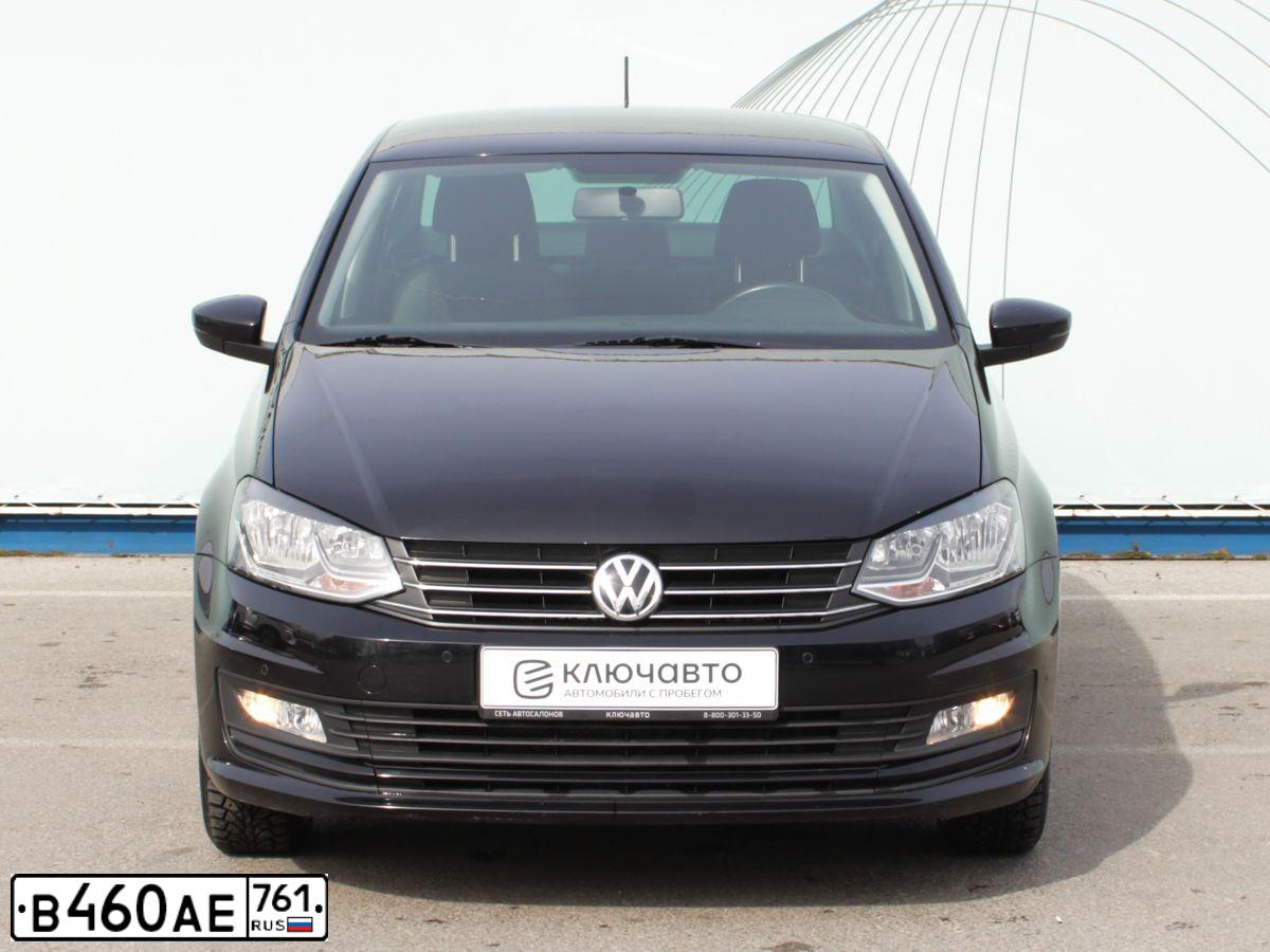 Фото автомобиля VOLKSWAGEN POLO, 2019 — госномер Н922ЕХ134. Цвет: ЧЕРНЫЙ