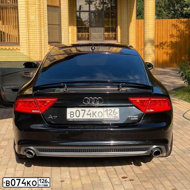 Фото автомобиля AUDI A7, 2012 — госномер Р532ОВ126. Цвет: ЧЕРНЫЙ