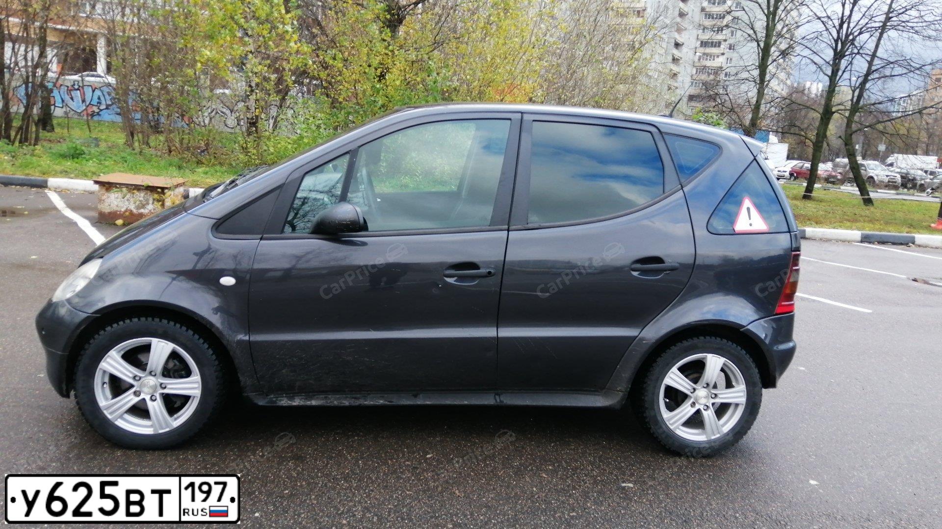 Фото автомобиля MERCEDES A-KLASSE, 1999 — госномер Х262РТ790. Цвет: ЧЕРНЫЙ