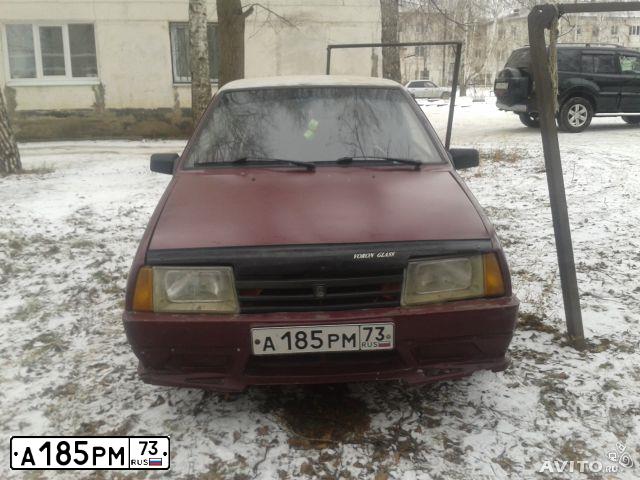 Фото автомобиля LADA 2114 SAMARA, 2009 — госномер А155РМ73. Цвет: СЕРО-ЗЕЛЕНЫЙ