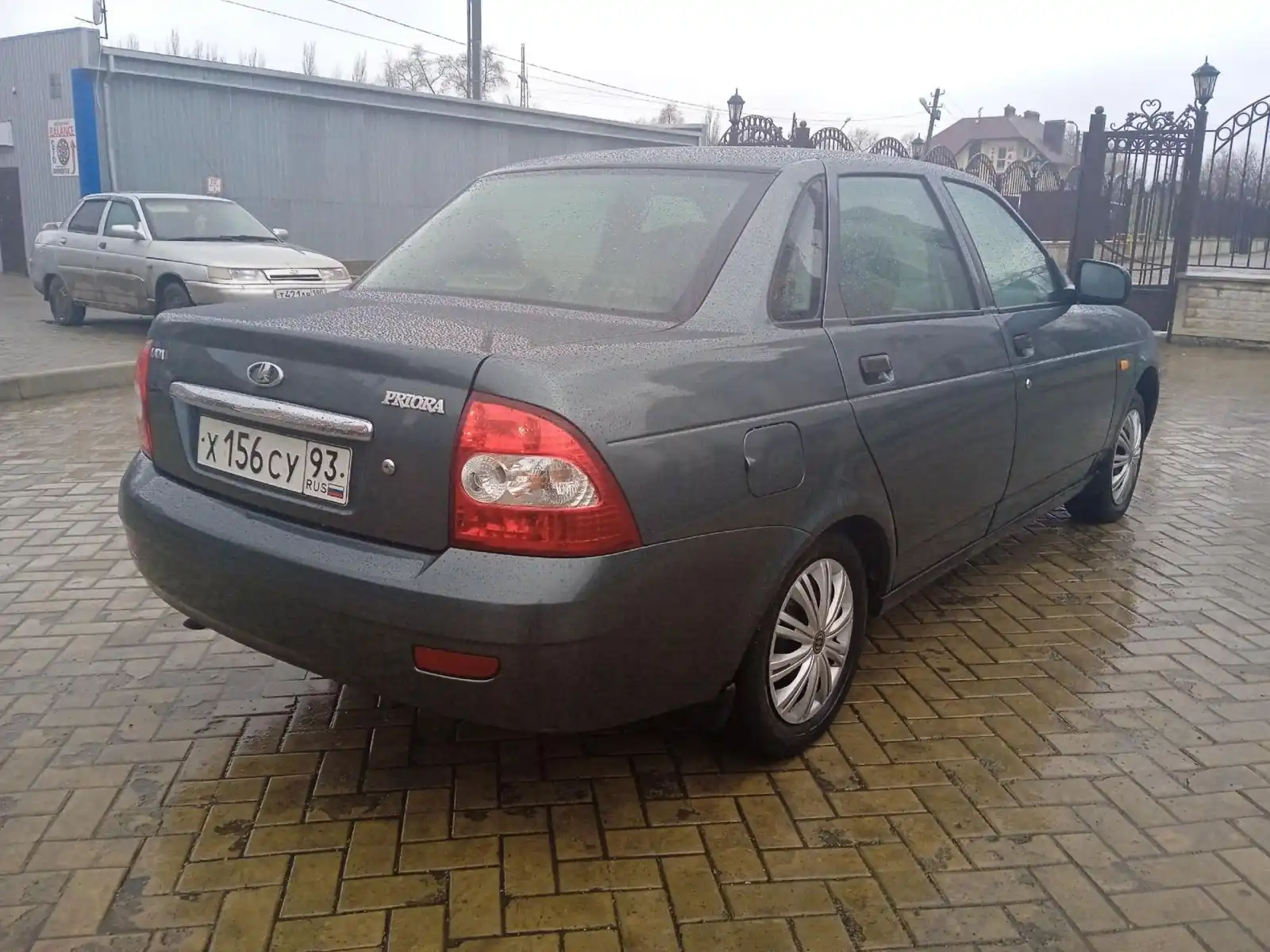 Фото автомобиля LADA 2170 PRIORA, 2010 — госномер К971АС180. Цвет: Серо-сине-зеленый