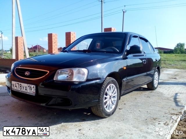 Фото автомобиля TAGAZ ACCENT, 2008 — госномер К478УА161. Цвет: ЧЕРНЫЙ