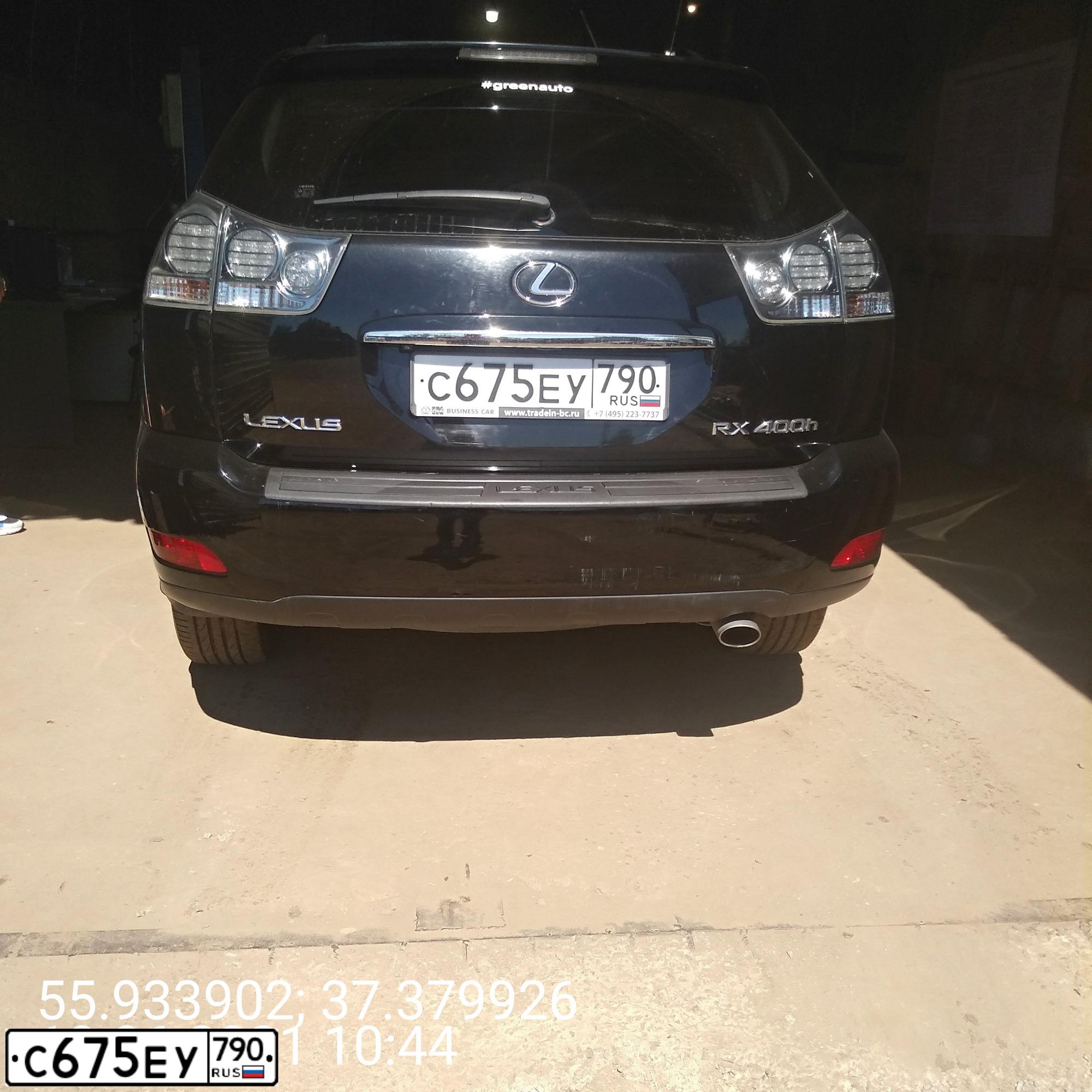 Фото автомобиля LEXUS RX, 2007 — госномер О240ОР799. Цвет: ЧЕРНЫЙ