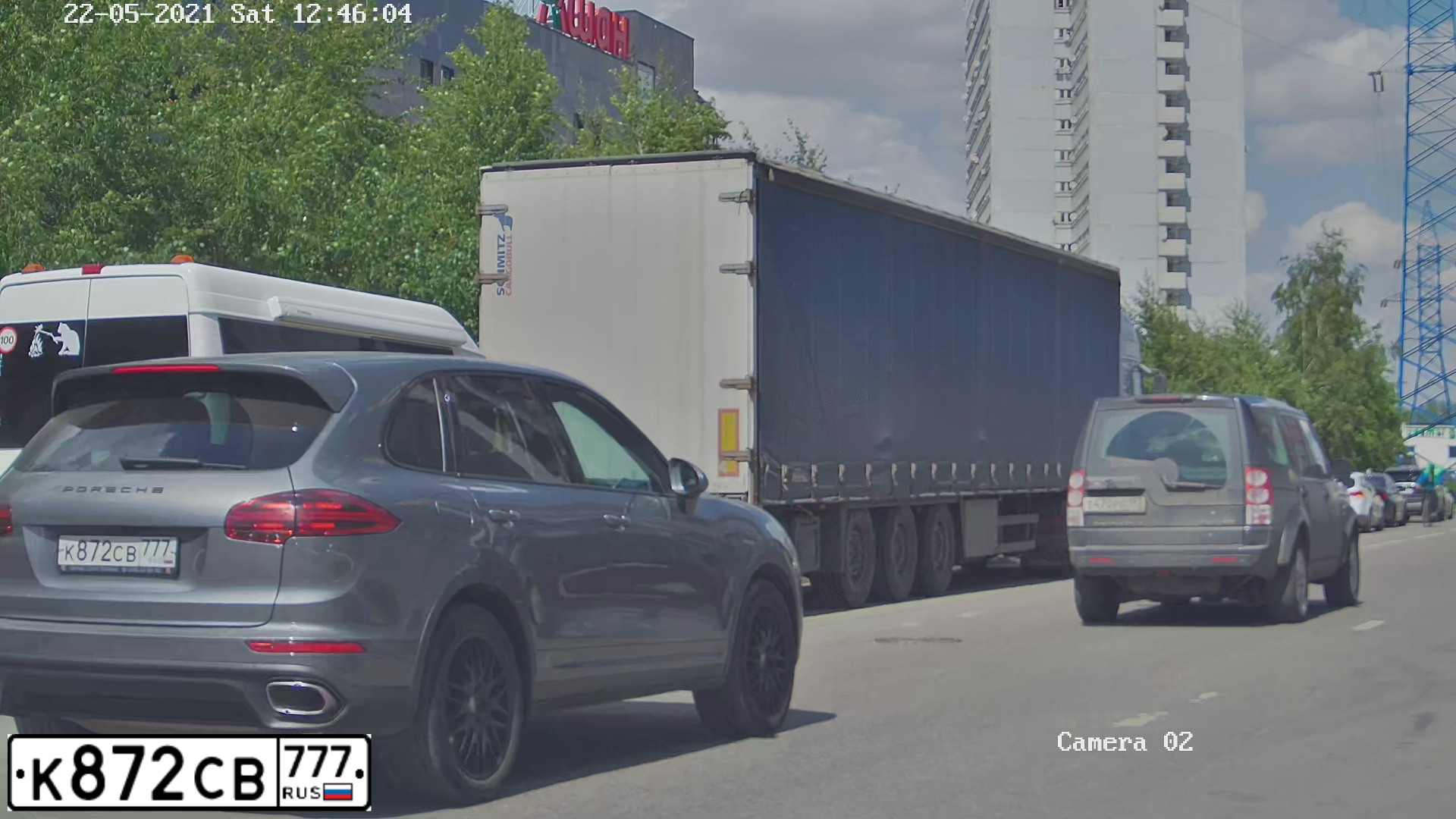 Фото автомобиля PORSCHE CAYENNE, 2016 — госномер У991УВ799. Цвет: СЕРЫЙ