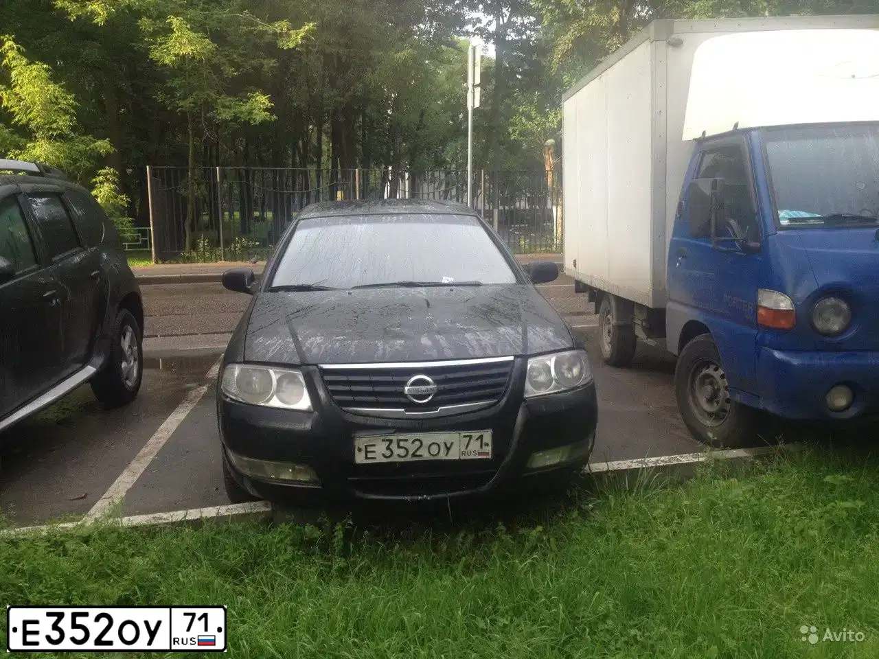 Фото автомобиля NISSAN ALMERA, 2008 — госномер В253СЕ37. Цвет: ЧЕРНЫЙ
