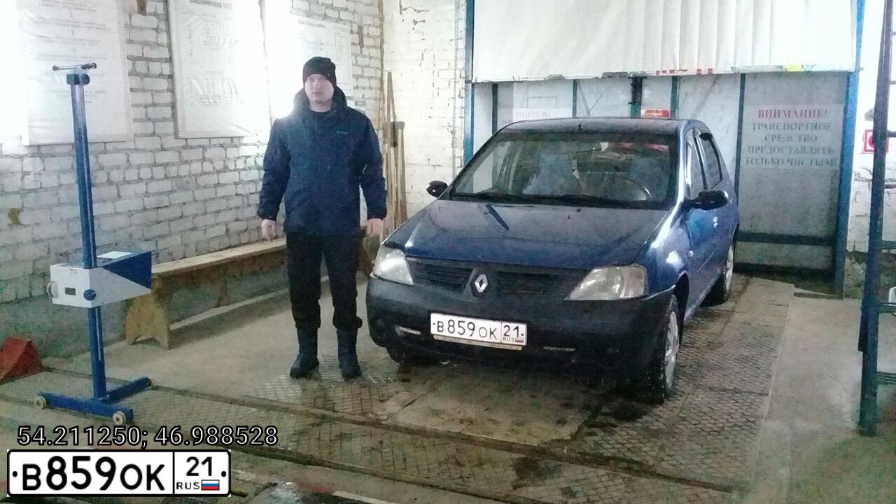 Фото автомобиля RENAULT LOGAN SR, 2007 — госномер Т175СР73