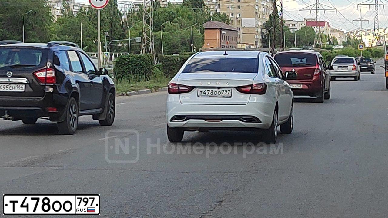 Фото автомобиля ЛАДА CFL110 LADA VESTA GFL110, 2023 — госномер М582ЕН164. Цвет: Белый