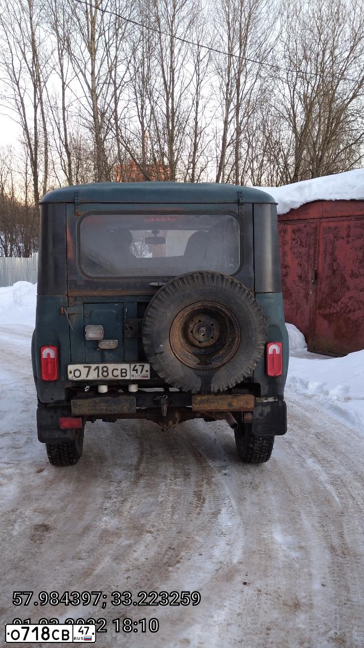 Фото автомобиля UAZ 3151 / HUNTER, 2002 — госномер Е629УА69. Цвет: МУРЕНА