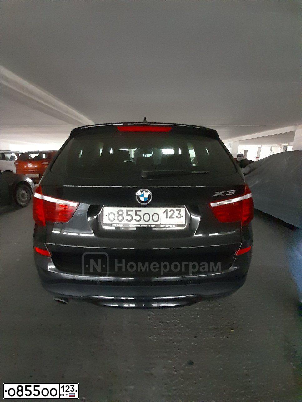 Фото автомобиля MERCEDES GLK-KLASSE, 2011 — госномер О855ОО123. Цвет: ЧЕРНЫЙ