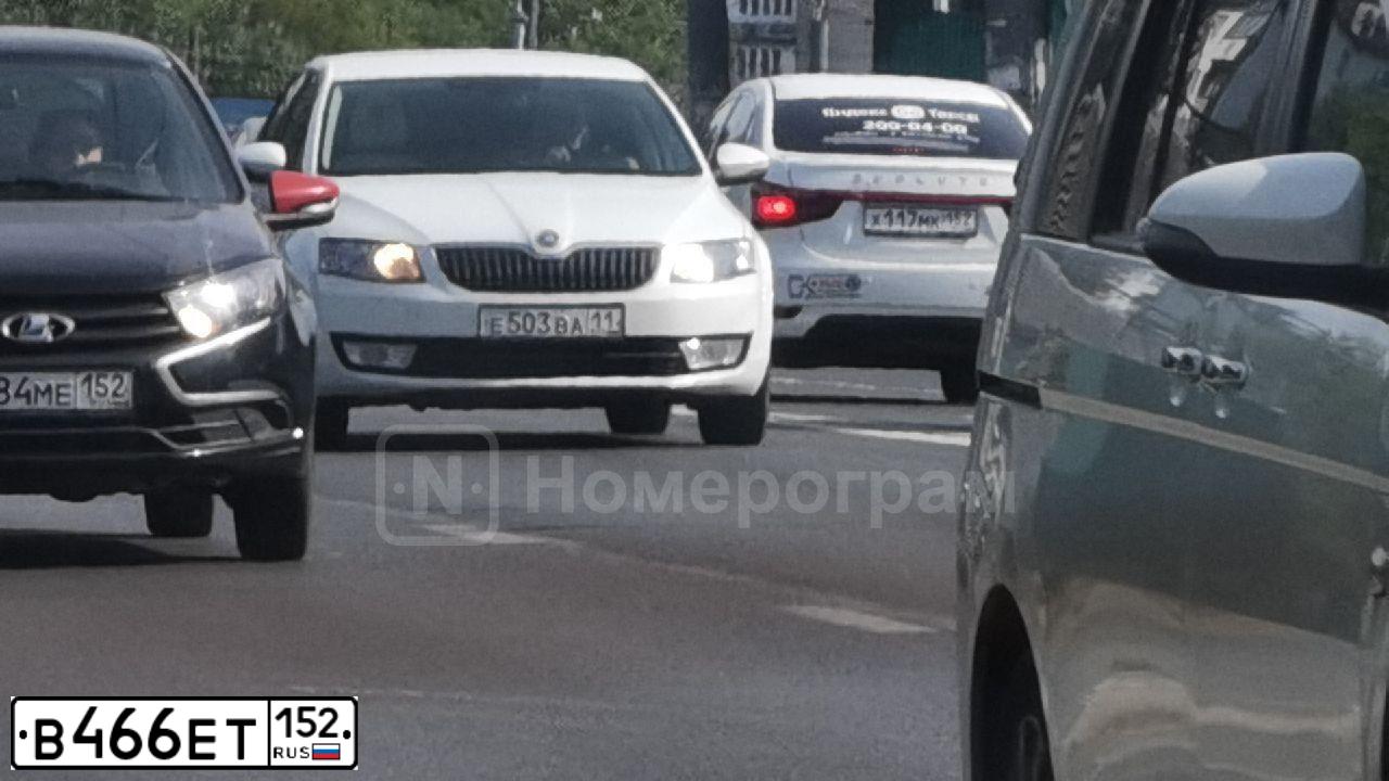 Фото автомобиля MITSUBISHI LANCER, 2007 — госномер К792МТ152. Цвет: БЕЖЕВЫЙ