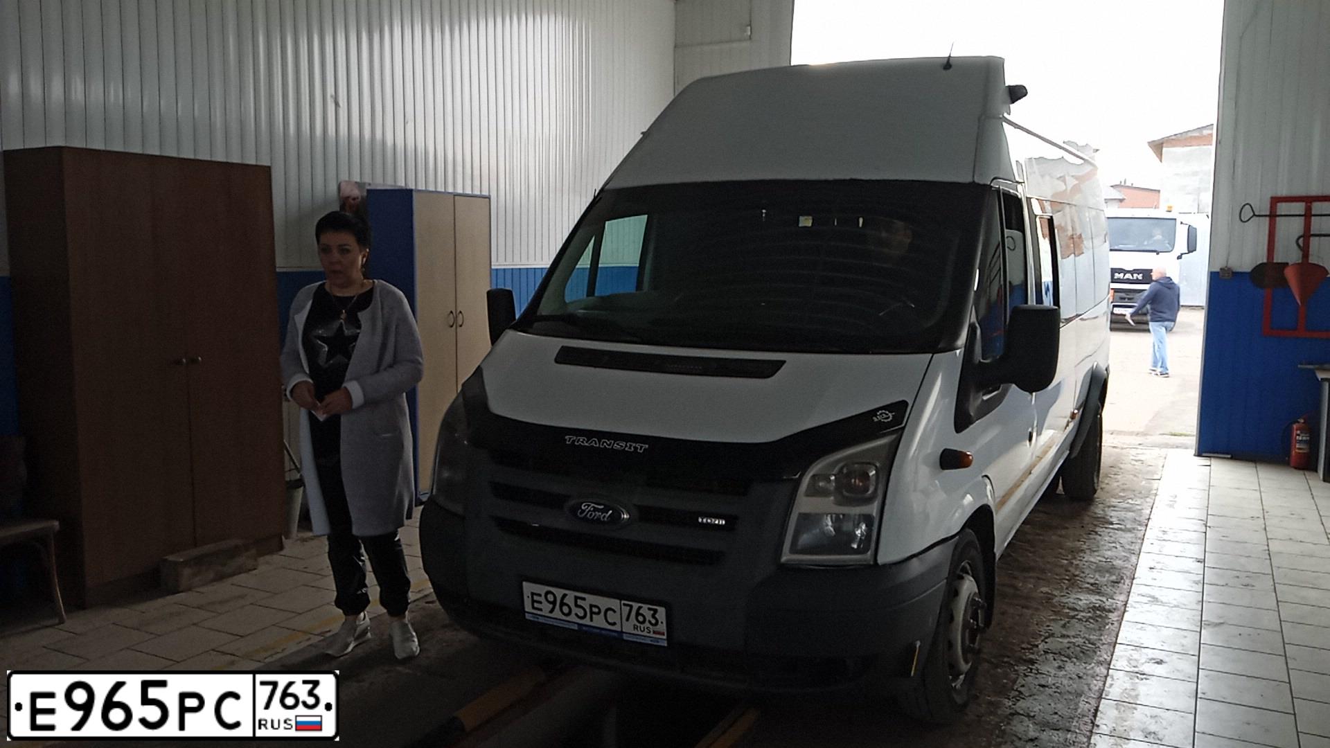 Фото автомобиля FORD TRANSIT, 2012 — госномер А434ВН156. Цвет: Белый
