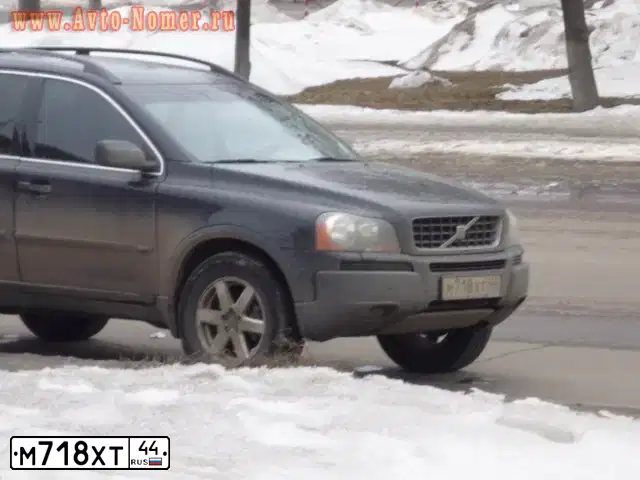 Фото автомобиля BMW X5, 2006 — госномер М718ХТ44. Цвет: ЧЕРНЫЙ