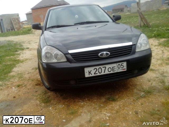 Фото автомобиля LADA 2170 PRIORA, 2009 — госномер О218ЕН05. Цвет: Сине-Черный