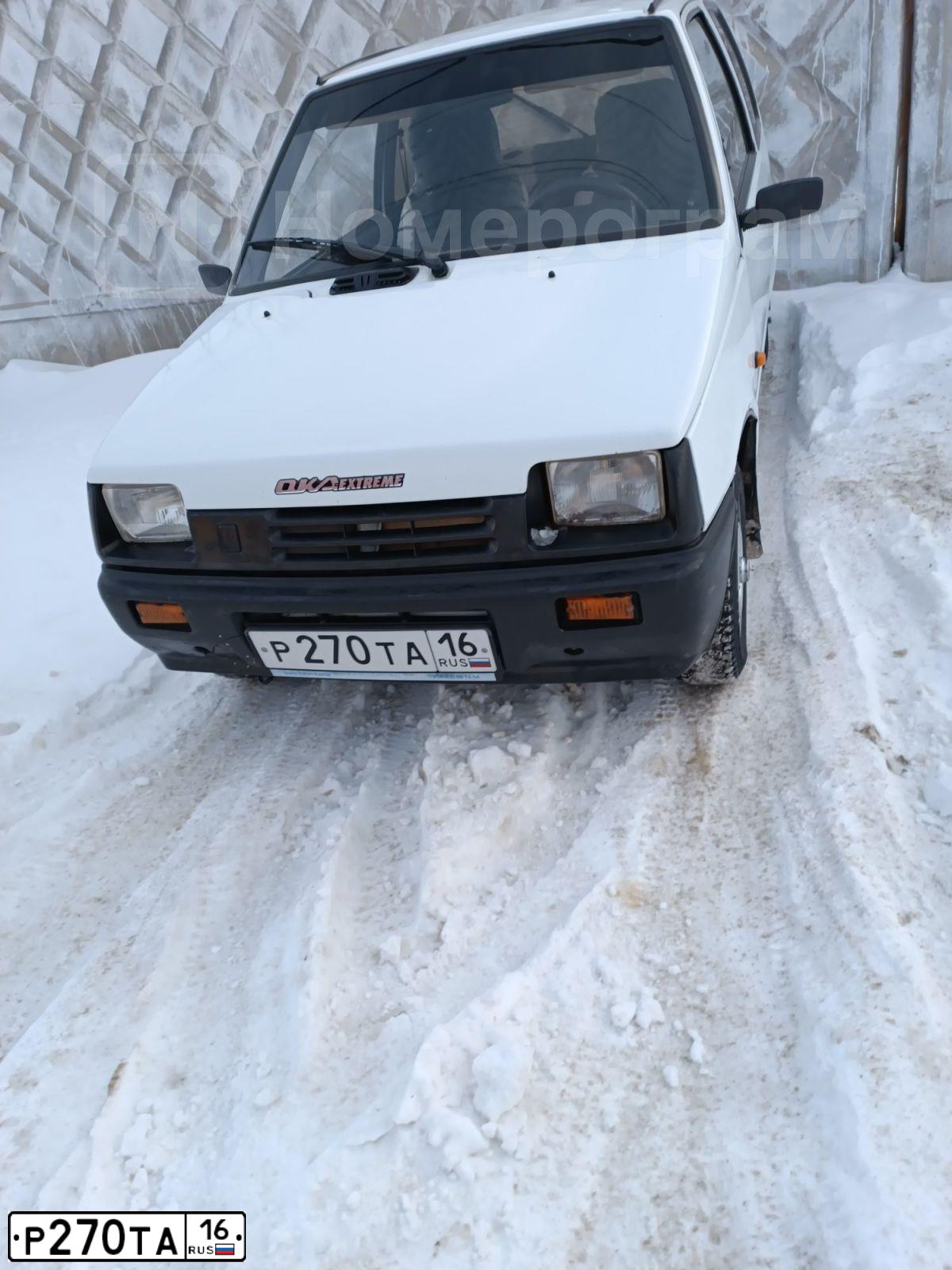Фото автомобиля SEAZ OKA, 2003 — госномер Т722СР73. Цвет: Белый