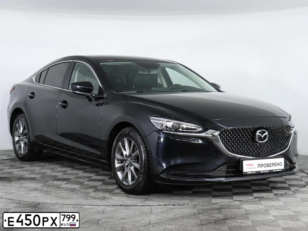Фото автомобиля MAZDA 6, 2020 — госномер В771ТС37. Цвет: ЧЕРНЫЙ