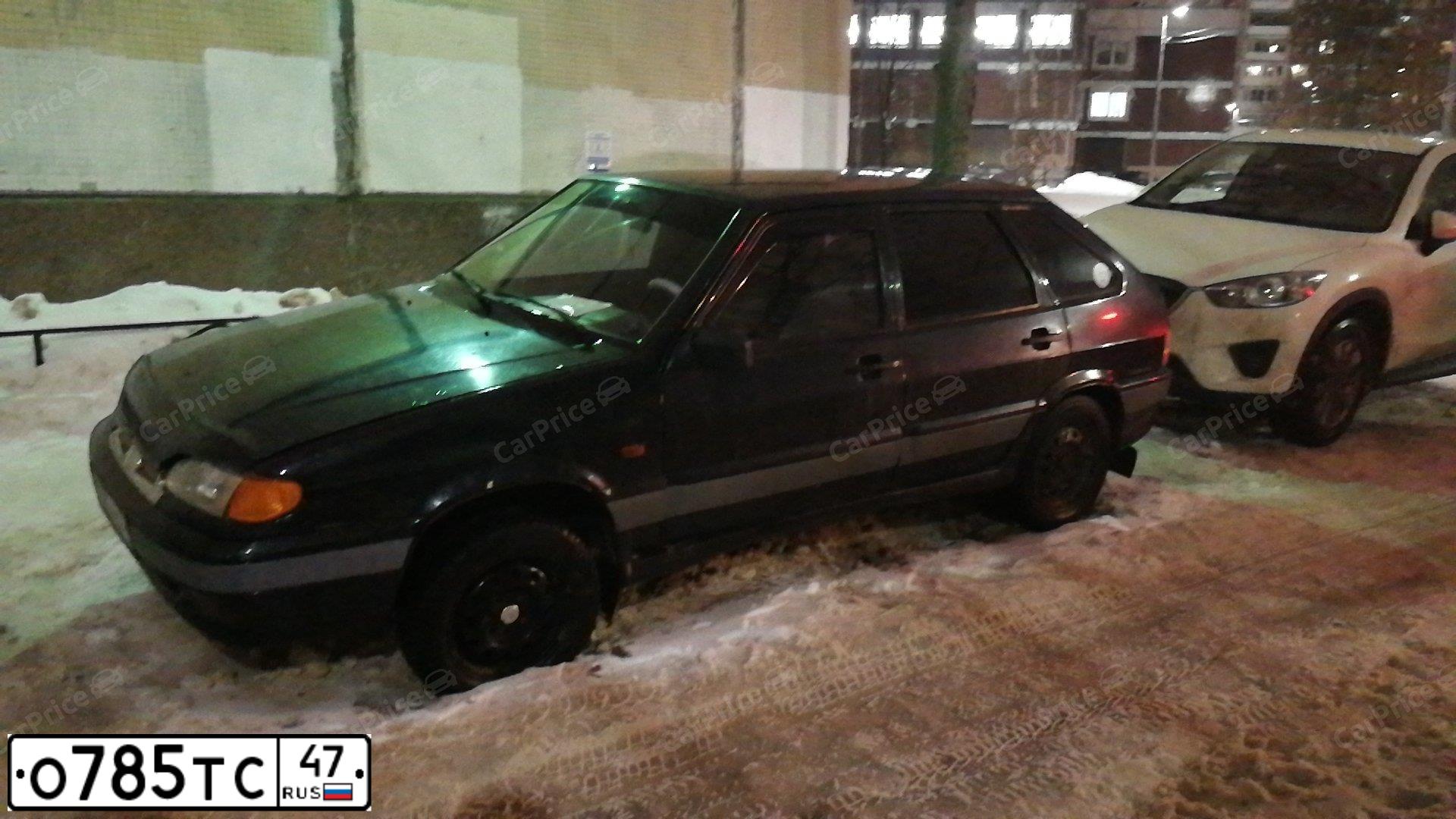 Фото автомобиля LADA 2114 SAMARA, 2007 — госномер О785ТС47. Цвет: ГРАФИТОВЫЙ МЕТАЛЛИК