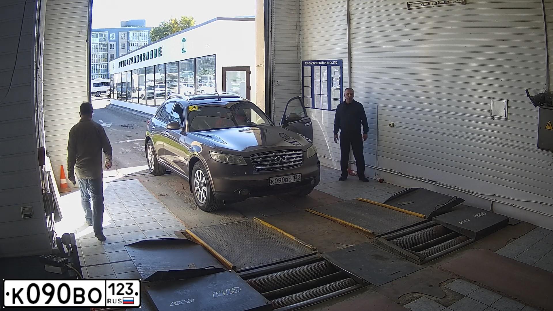 Фото автомобиля INFINITI FX45, 2004 — госномер Н516СА134