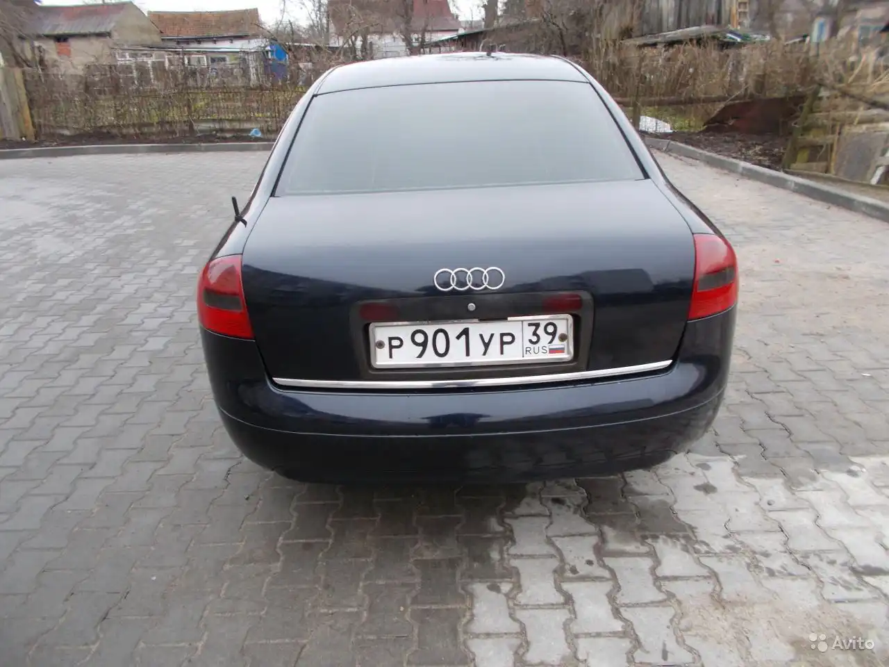 Фото автомобиля AUDI A6, 1998 — госномер С820ХР39. Цвет: синий