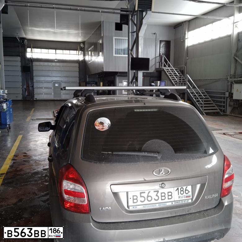 Фото автомобиля LADA 2194 KALINA, 2014 — госномер В563ВВ186. Цвет: ЗОЛОТИСТО-КОРИЧНЕВЫЙ