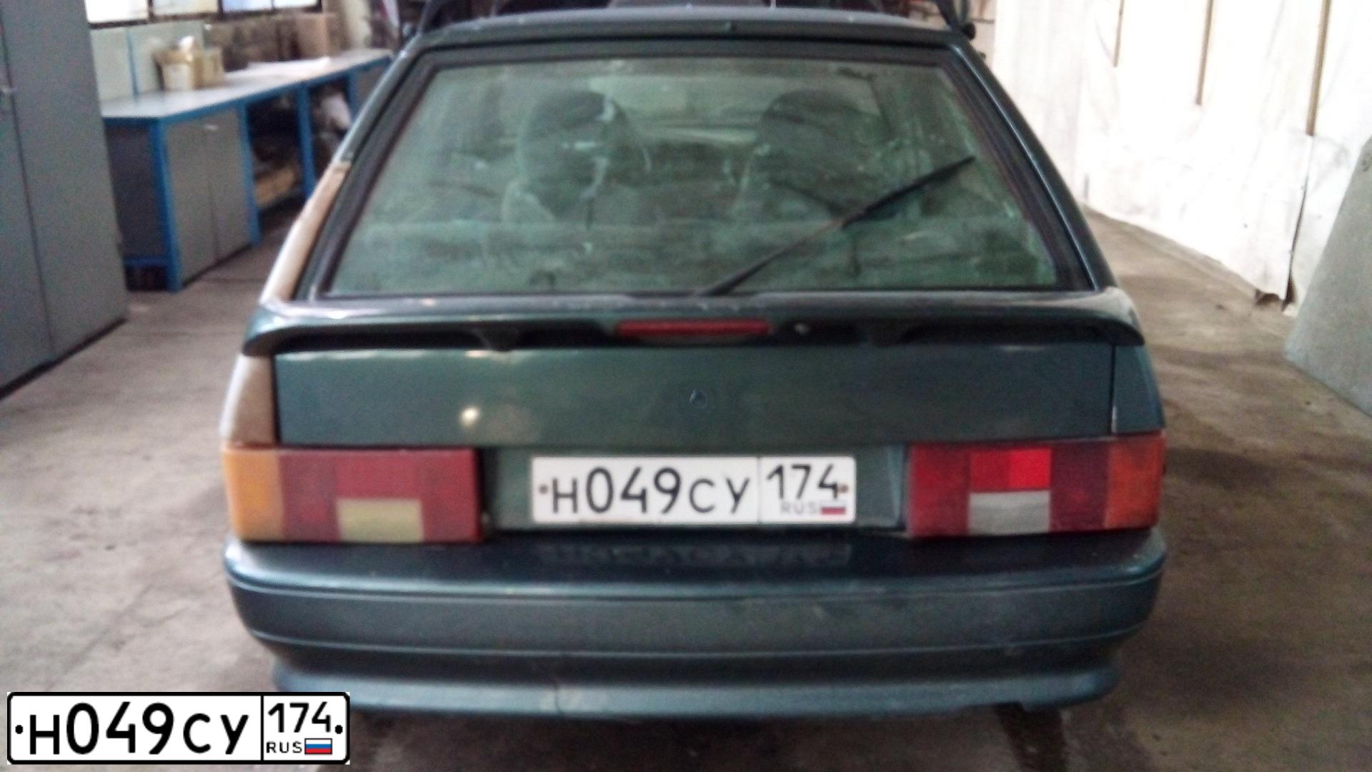 Фото автомобиля LADA 2114 SAMARA, 2006 — госномер Н049СУ174. Цвет: сине-зеленый