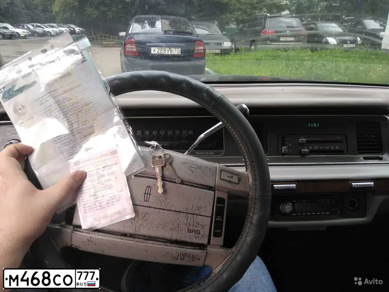 Фото автомобиля VOLKSWAGEN TOUAREG, 2016 — госномер М468СО777. Цвет: ЧЕРНЫЙ