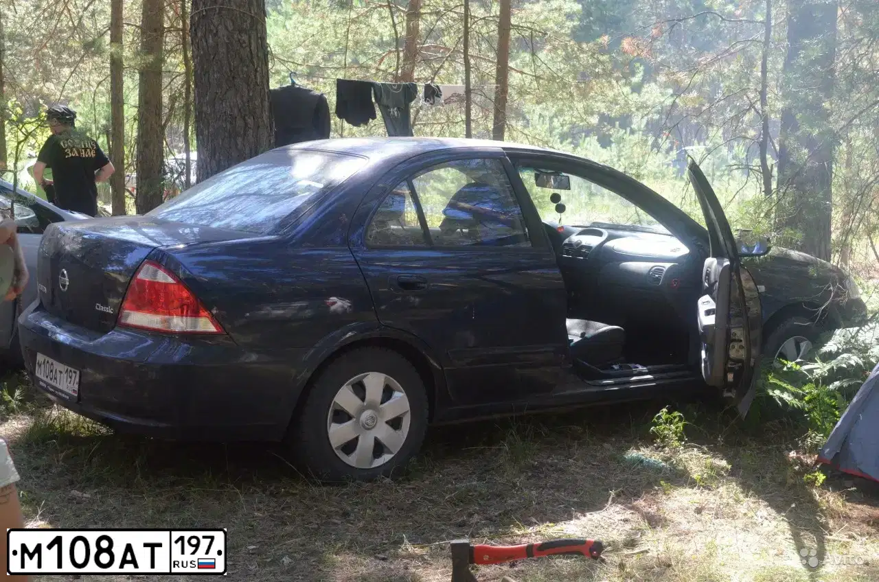 Фото автомобиля NISSAN ALMERA, 2010 — госномер М108АТ197. Цвет: СИНИЙ