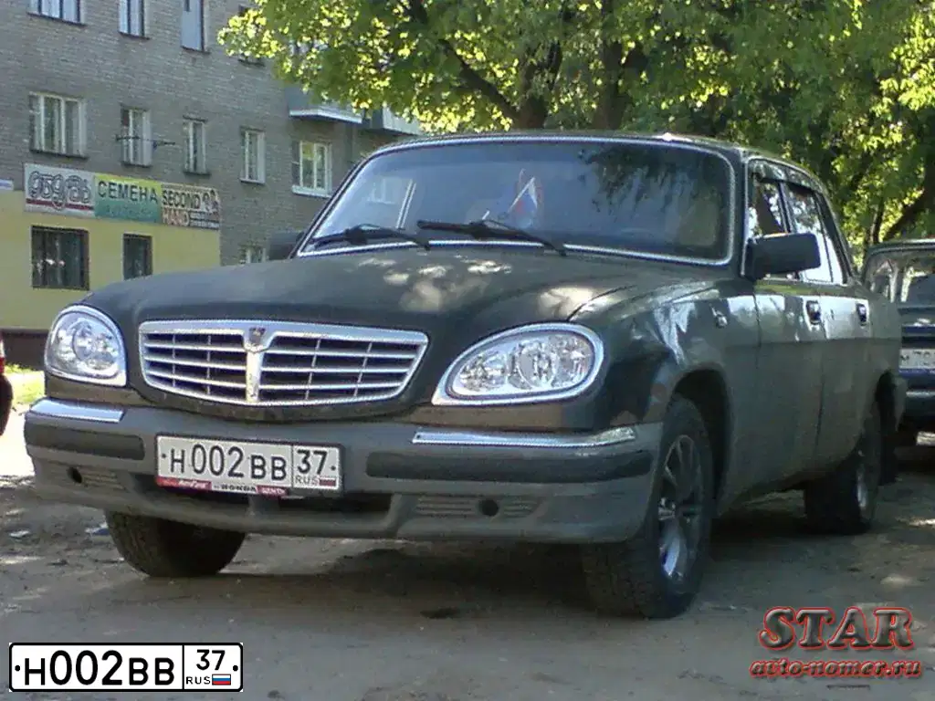 Фото автомобиля GAZ 3110 WOLGA, 2004 — госномер Н002ВВ37. Цвет: Адрия