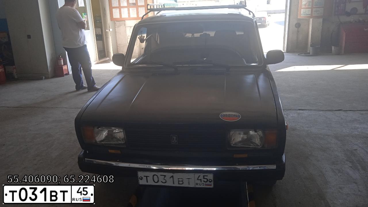 Фото автомобиля LADA 2105, 2005 — госномер Т031ВТ45. Цвет: ТЕМНО-ЗЕЛЕНЫЙ