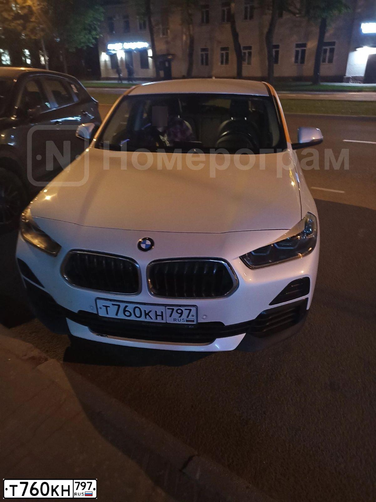 Фото автомобиля BMW X2, 2021 — госномер Т760КН797