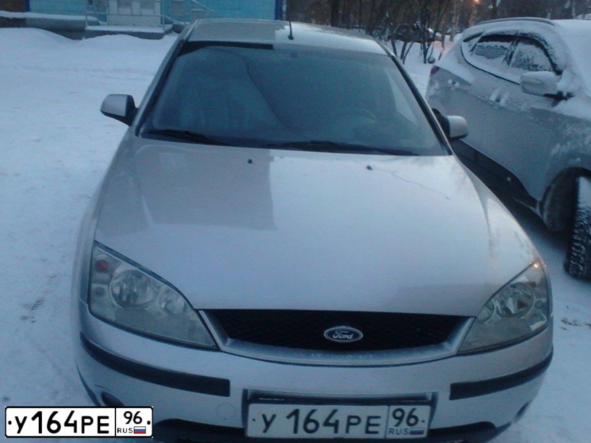 Фото автомобиля FORD MONDEO, 2003 — госномер У164РЕ96. Цвет: СЕРЕБРИСТЫЙ