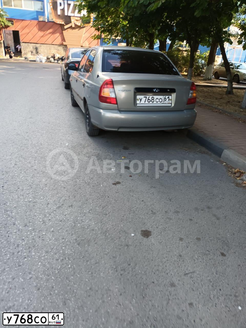 Фото автомобиля TAGAZ ACCENT, 2007 — госномер У768СО61. Цвет: С.БЕЖЕВЫЙ