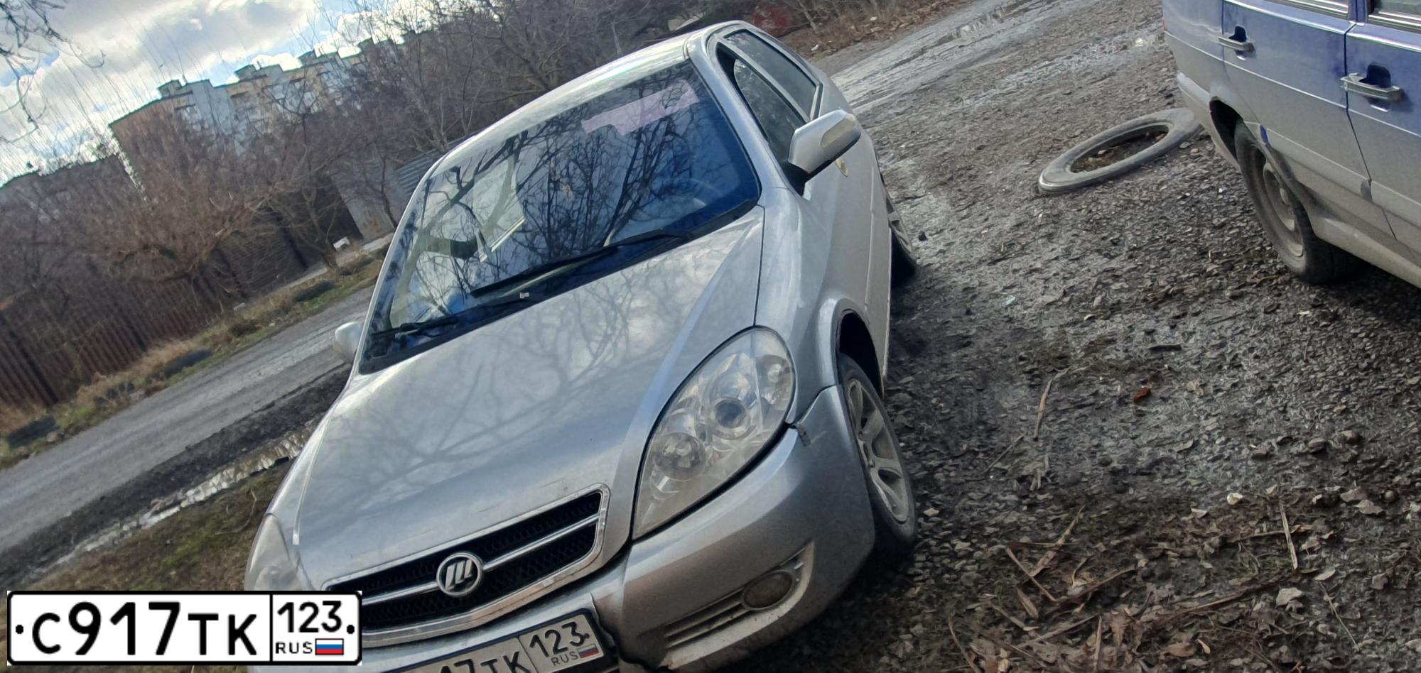 Фото автомобиля LIFAN BREEZ, 2010 — госномер С917ТК123. Цвет: СЕРЕБРО