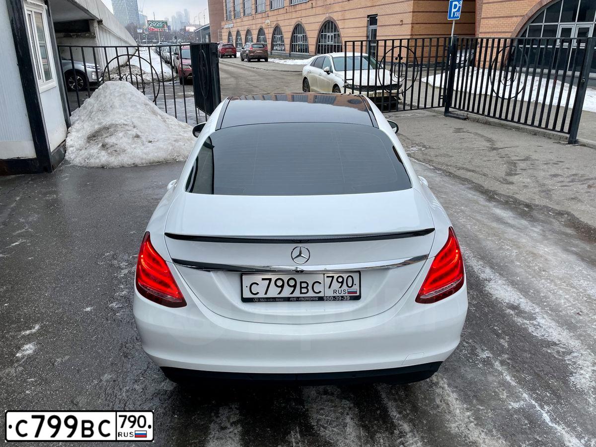 Фото автомобиля MERCEDES C-KLASSE, 2016 — госномер С799ВС790. Цвет: Белый