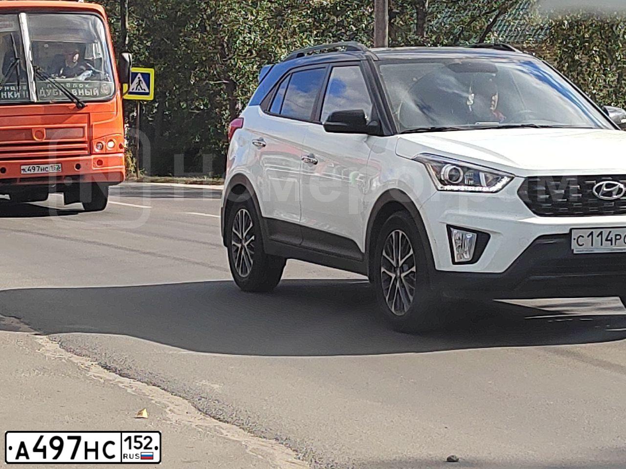 Фото автомобиля LADA 2107, 2003 — госномер А497НС152. Цвет: Белый