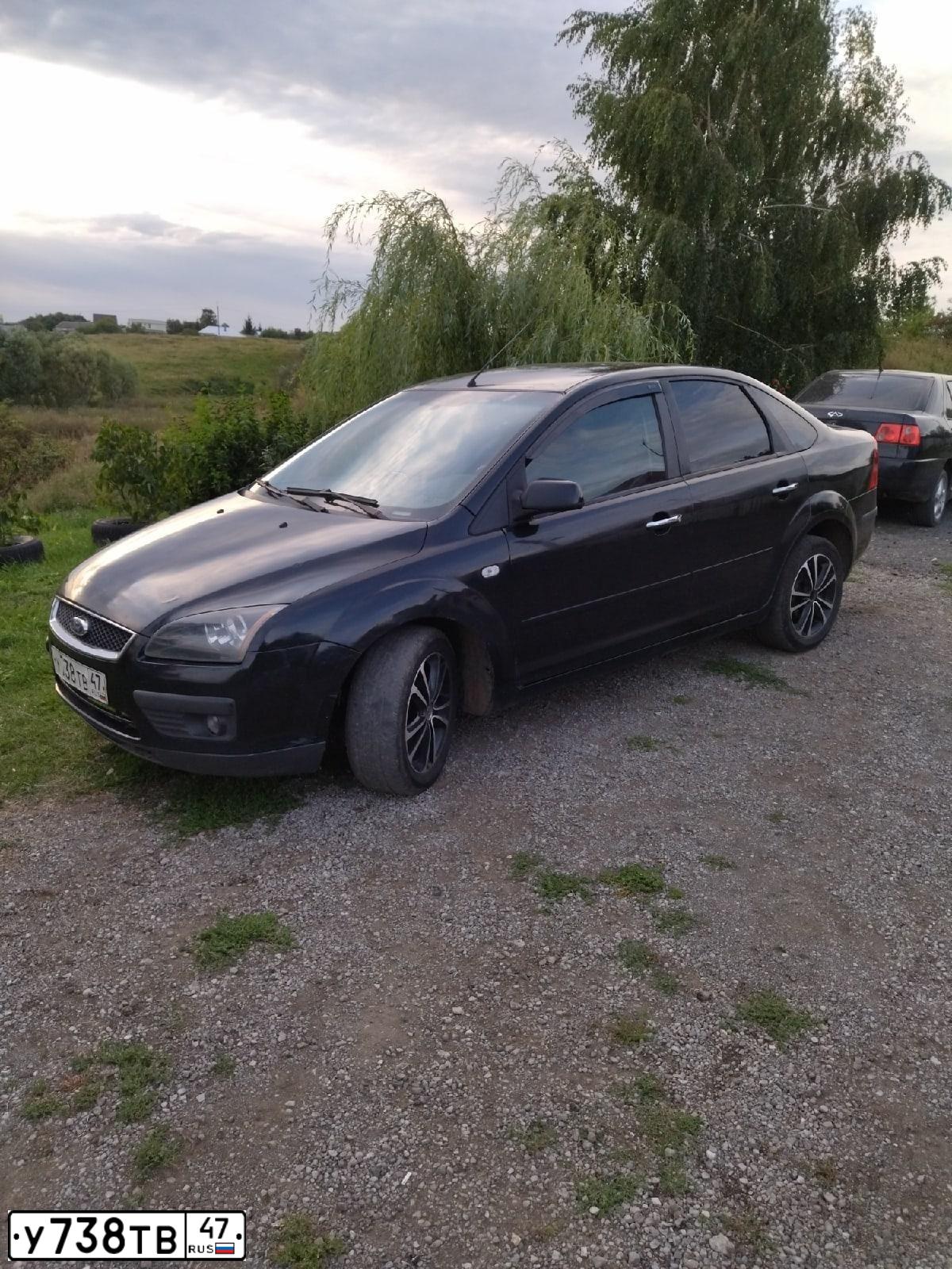 Фото автомобиля FORD FOCUS, 2006 — госномер У489ММ71. Цвет: ЧЕРНЫЙ