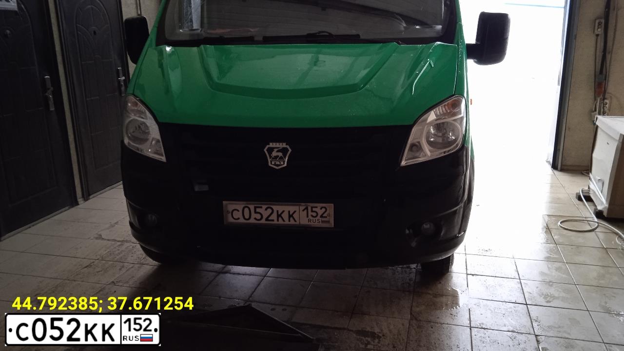 Фото автомобиля GAZ GAZEL NEXT, 2013 — госномер Е777ВС193. Цвет: ЗЕЛЕНЫЙ