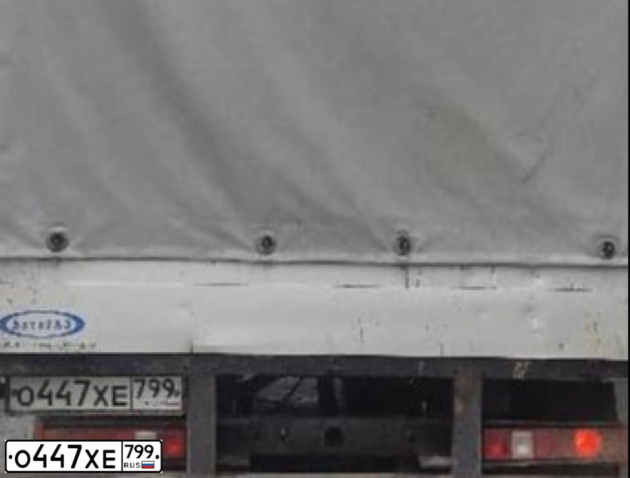 Фото автомобиля GAZ 2310 SOBOL, 2008 — госномер О447ХЕ799. Цвет: Белый