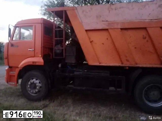 Фото автомобиля KAMAZ 6520, 2007 — госномер О852СА32. Цвет: Оранжевый