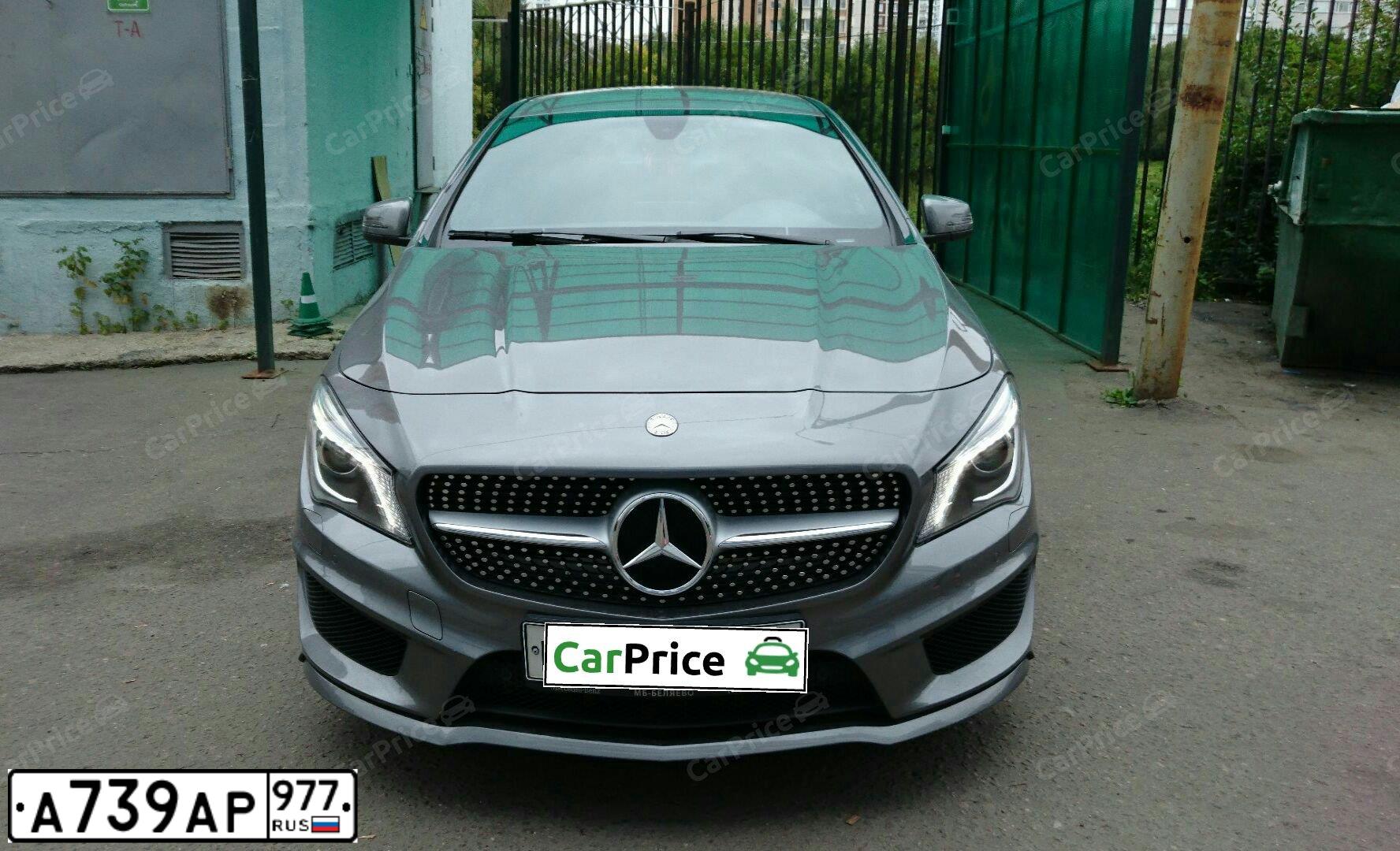 Фото автомобиля MERCEDES CLA-KLASSE, 2015 — госномер Х385ЕН761. Цвет: СЕРЫЙ