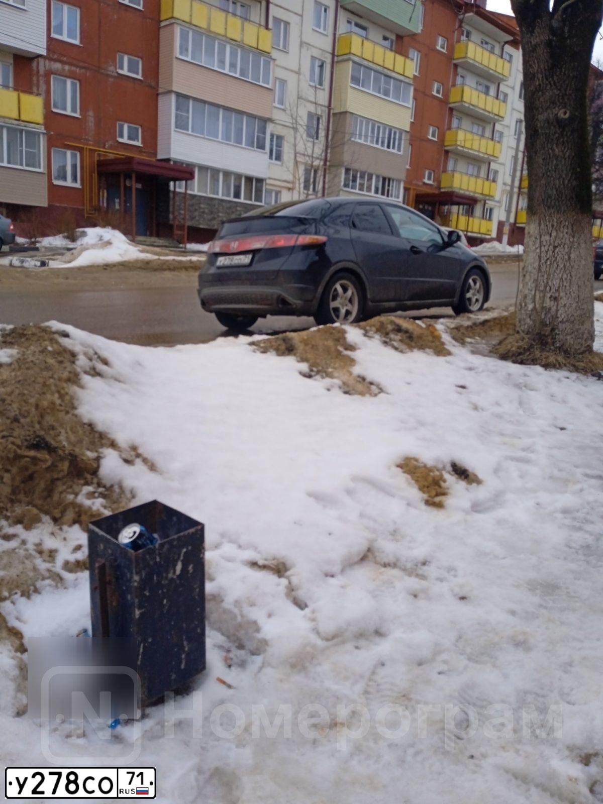 Фото автомобиля HONDA CIVIC, 2007 — госномер У278СО71. Цвет: ЧЕРНЫЙ