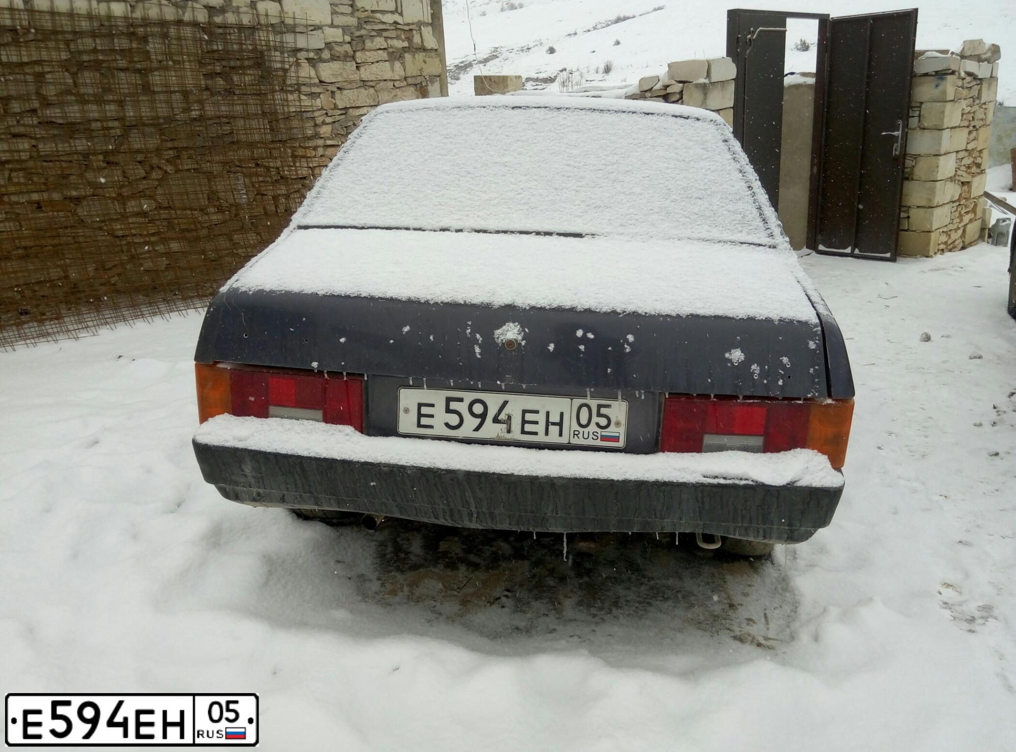 Фото автомобиля LADA 2109 SAMARA, 2000 — госномер Е594ЕН05. Цвет: ФИОЛЕТОВЫЙ
