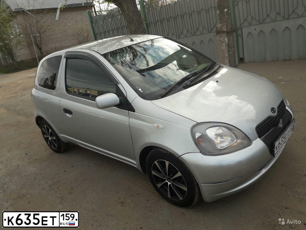 Фото автомобиля TOYOTA VITZ, 2001 — госномер В487ТВ123
