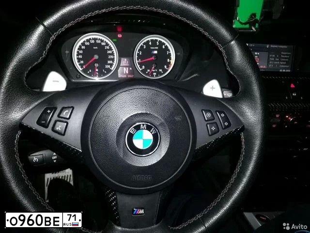 Фото автомобиля BMW M6, 2005 — госномер О960ВЕ71. Цвет: ЧЕРНЫЙ