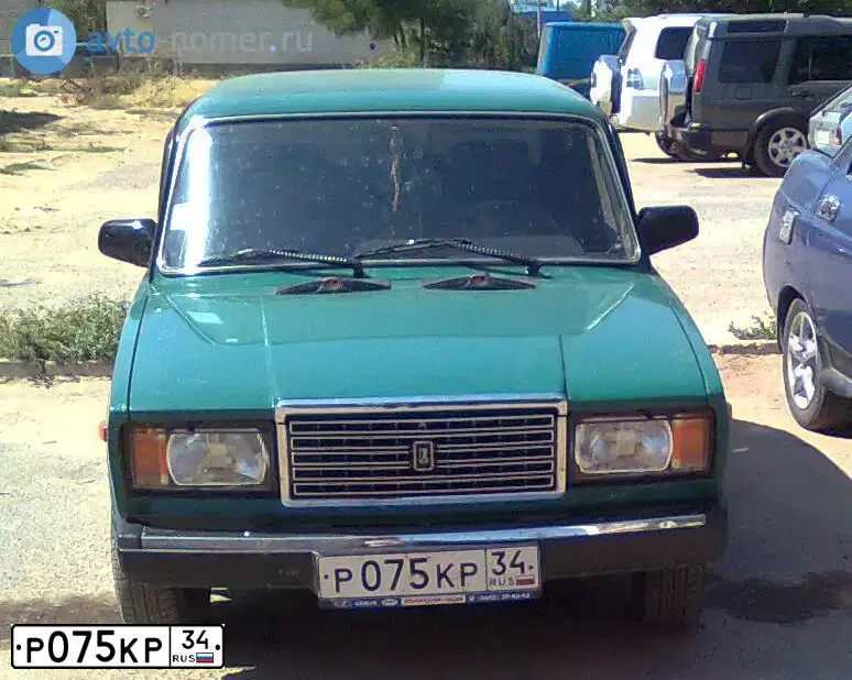 Фото автомобиля LADA 2107, 2005 — госномер В298ВУ13. Цвет: ЗЕЛЕНЫЙ