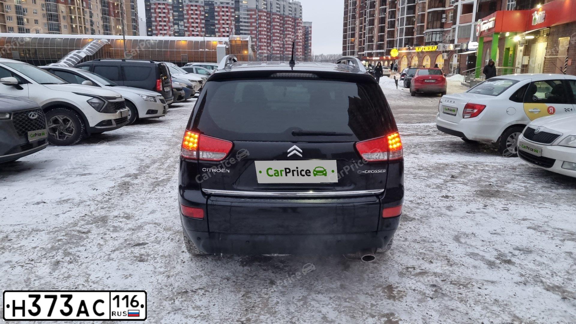 Фото автомобиля CITROEN C-CROSSER, 2010 — госномер Н373АС116. Цвет: ЧЕРНЫЙ