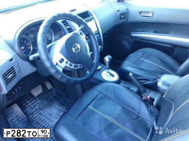 Фото автомобиля NISSAN X-TRAIL, 2007 — госномер Н662ТЕ15. Цвет: ЧЕРНЫЙ