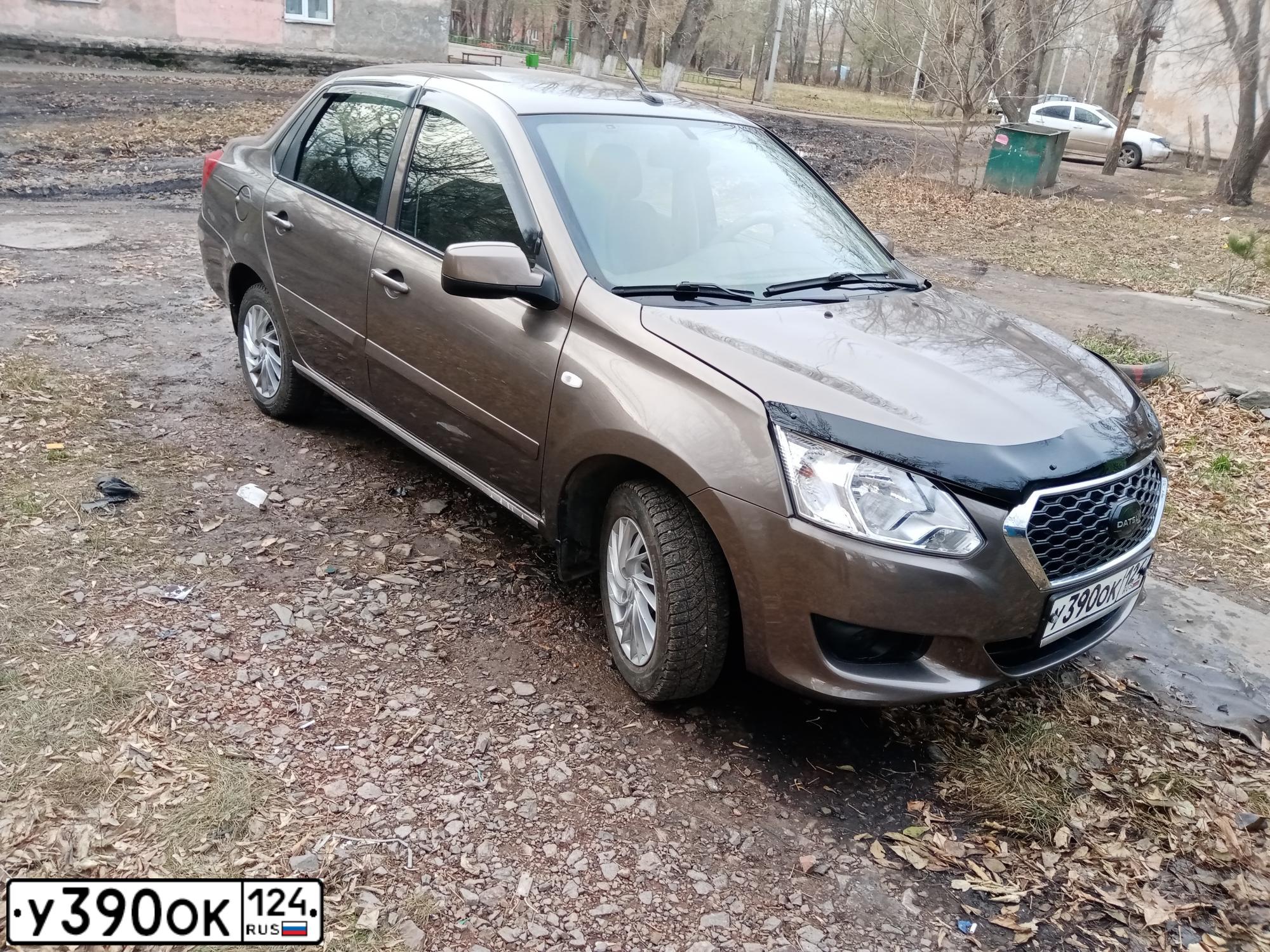 Фото автомобиля DATSUN ON-DO, 2019 — госномер С099ВМ17. Цвет: Серый